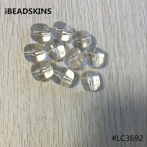 20x18mm 100pcs/lot Acrylic clear cylindrical shape beads (As shown) for jewelry necklace making #3692