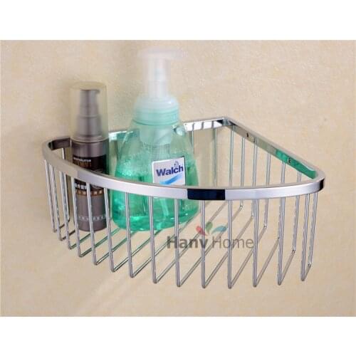 Bathroom Accessories Stainless Steel Wire Corner shelf Bracket Shelves basket for bath,Free Shipping 09-005
