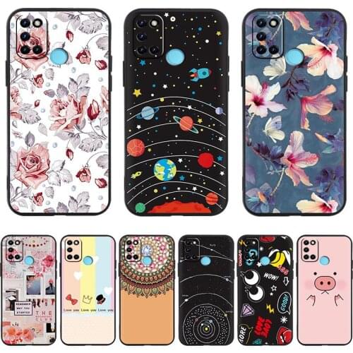 Anime Anti-dust Phone Case For OPPO Realme 7i Asia/Realme C17 Durable Cute Soft Case Cover For Girls
