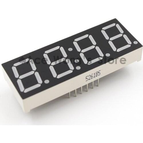 Free shipping (50Pcs/lot) Wholesale 0.56" inch 4 Digits 7 Seven Segment Clock Red LED Numeric Digital Display,Common Anode
