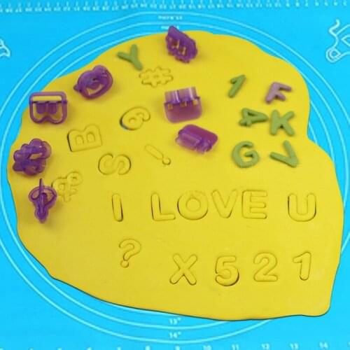 Free Shipping High Quality 40pcs Alphabet/Numbers Cookie Cutters set Cake Decoration DIY Molds set