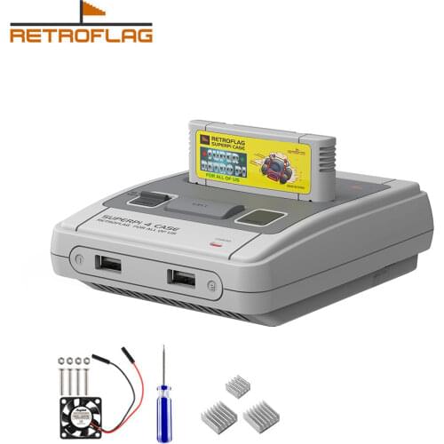 Retroflag Raspberry Pi Case Superpi CASE-J with Safe Shutdown for Raspberry Pi 3 B+ (B Plus) 2