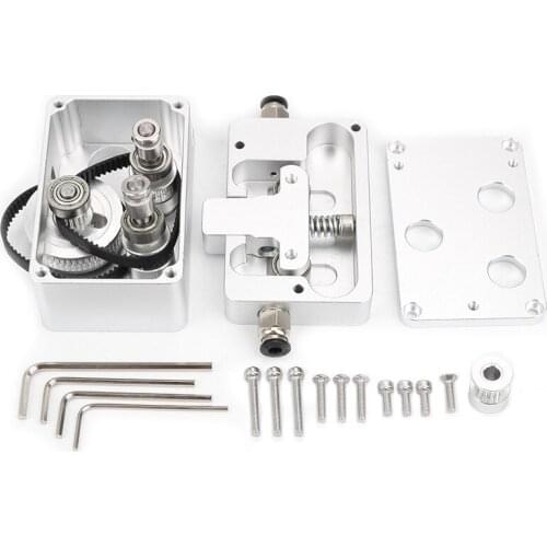 3D printer parts UM3 Ultimaker2+ all metal double speed reduction remote extruder 1.75/2.85/3.0mm POM D type hole gear