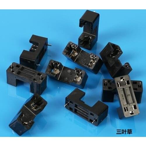 Import 5*20mm fuse holder fuse holder PCB soldering plate fuse holder MBL