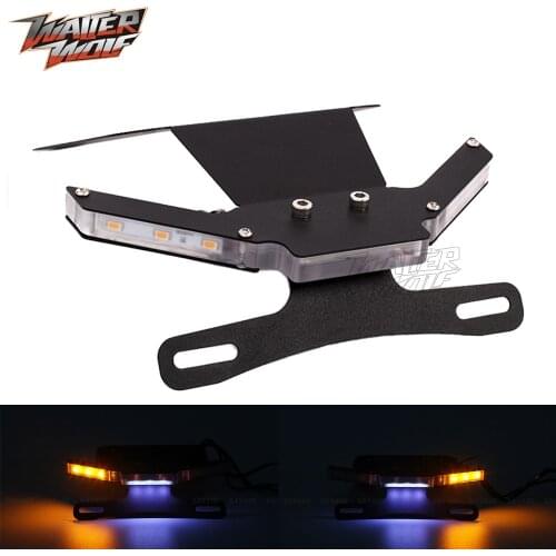 2020 License Plate Bracket For YAMAHA YZF R25 R3 MT-25 MT-03 MT25 Motorcycle Number LED Tail Tidy Fender Eliminator Accessories