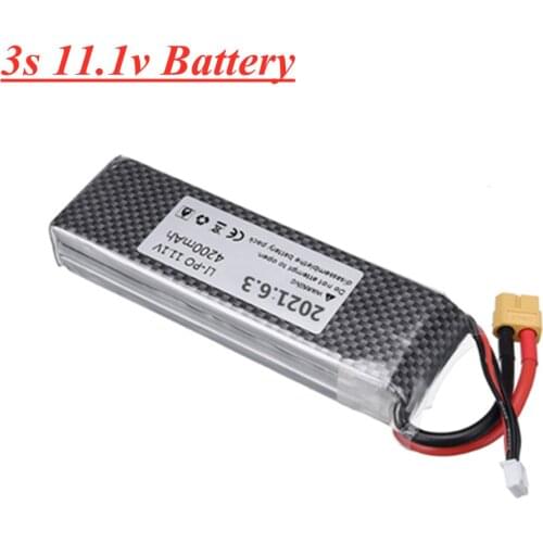 3S 11.1v LiPo Battery for Rc Car Boat Helicopter Airplane 11.1v 1500/2200/3000/4200/5200/6000MAH Rechargeable Battery T/XT60