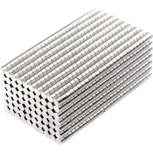 HKHK 100-10000PCS mini magnet Dia. 2x2 mm mini magnet encoder 2mm x 2mm strong magnetic standard 2x2 mm