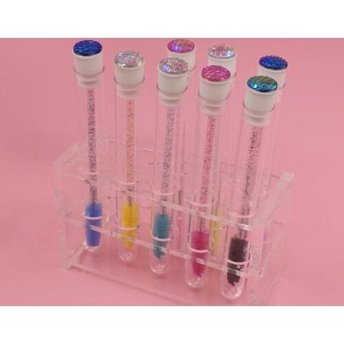 New Kit Makeup Brush Mini Mascara Wands Brush Eyelash Extension Tool Reusable Crystal Eyelash Brush Lashes Supplies