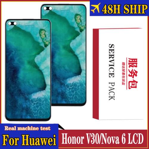 Original Screen for Huawei Honor V30 LCD Display Digitizer Assembly Touch Display Apply to Huawei Nova 6 Display Repair Part