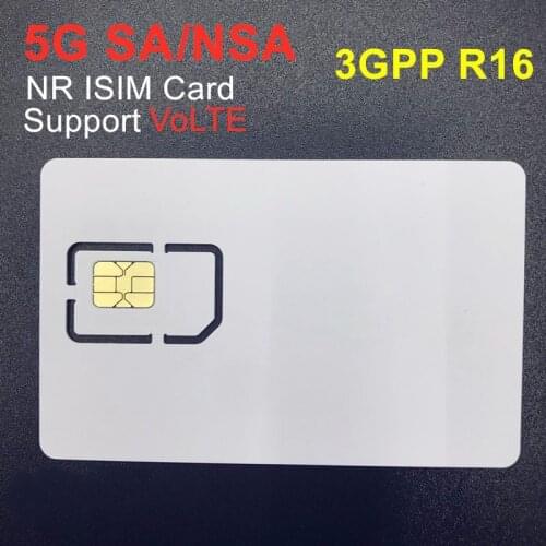 OYEITIMES 5G NR ISIM Card 3GPP R16 Blank Mini Nano Micro Writable Programable 5G NR ISIM Card for Operator