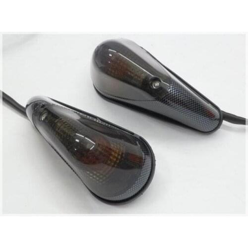 Carbon/Smoke Turn Signals for 1998-2007 Kawasaki Ninja EX250 Ex 250 250R