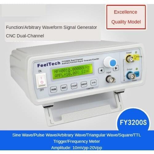 FY3200S 6/12/20/24/25MHz High Frequency Signal Generator Digital DDS function Generator Arbitrary Waveform Frequency Generator