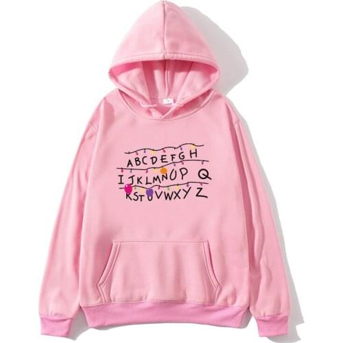 JXGXSX Feminine Letter Print Graffiti TRAVIS SCOTT Plus Fleece Womens Sweatshirt Men Harajuku Fleece Hip-hop ABCD Casual Hoodie