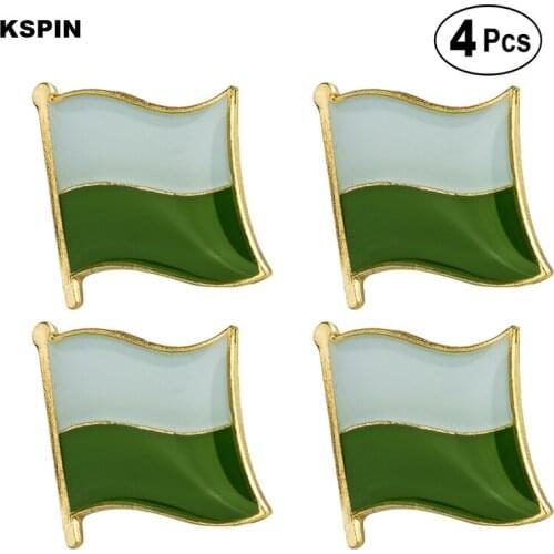 Freistaat Sachsen Brooches Lapel Pin Flag badge Brooch Pins Badges 4pcs