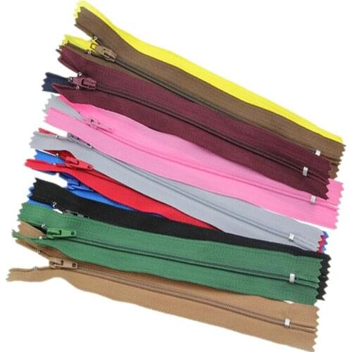 1lot =10 pieces NO.3 Nylon Closed Zipper Mens and Womens Casual Pants Closure Zippers Clothes Pocket Zipper 20cm