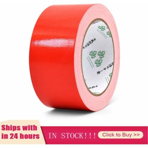 1 Roll 10mx45mm Color Cloth Base Tape Cloth Duct Tape Floor Carpet Waterproof Tape Viscosity Adhesive Stickers Multicolor Decor