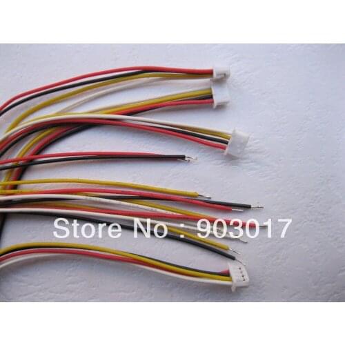 100 pcs 1.25mm 4 Pin Female Polarized Connector with 28AWG 5.9inch