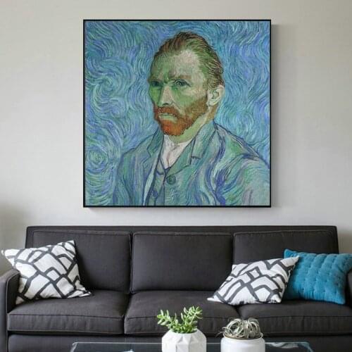 Abstract Van Gogh Portrait Canvas Paintings on The Wall Art Posters and Prints for Home Living Room Decoration No Frame