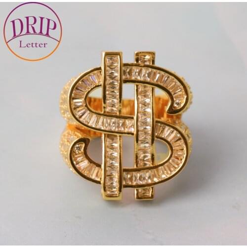 Мужские кольца Drip letter China At AliExpress