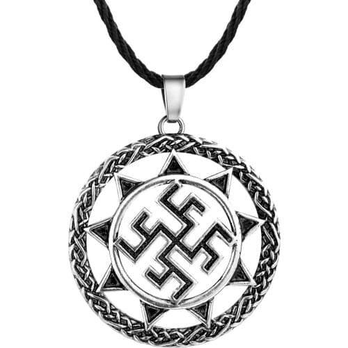 Dukhobor Amulet Slavic Strong Protective Healing Pendant Ancient Slavic Symbol Talisman Pendant Jewelry Men Necklace