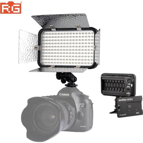 Godox LED-170II 6-12V 2700LM LED Video Light Lamp for Photo Video Studio Photography Shoot For Nikon Canon Video Lighting