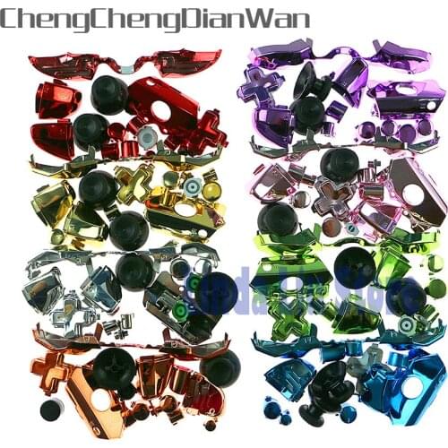 Chrome Full Button Dpad RT LT RB LB ABXY Guide Buttons For Xbox One Elite Limited edition Controller 20sets
