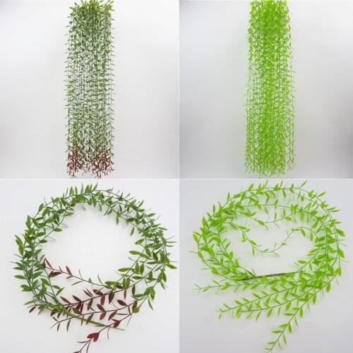 3ft Artificial Ivy Trailing Green Vine Leaf Garland Wedding Plants Foliage Simulations Green Leave Vine Rattan Wall Floral Decor