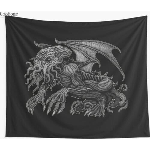 Great Cthulhu Cool Wall Tapestry Cover Beach Towel Throw Blanket Picnic Yoga Mat Home Decoration