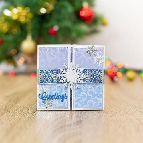 Snowflake Metal Cutting Dies Scrapbooking Album Paper DIY Card decoration Craft Embossing Die Cuts 2019 New Photo Album Making