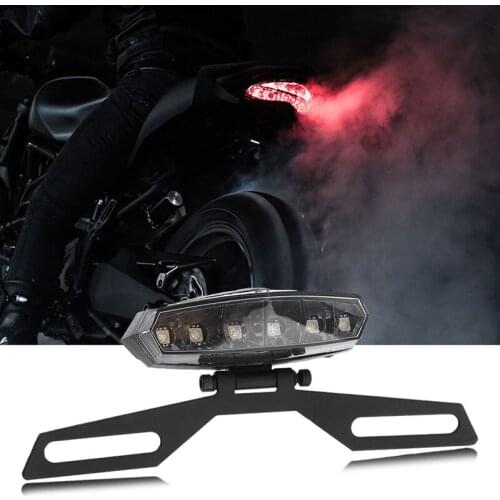Metal License Plate Bracket 270 Degree Adjustable Uniersal Black License Plate Bracket Motorcycle Dirt Pit Sports Bike ATV