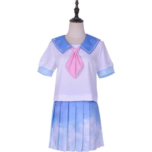 Men/Women Game Miracle Nikki Cosplay Costume Cos Paper airplane Cosplay Halloween Party High Quality Costume JK student uniform