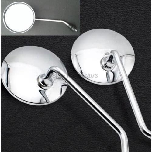 By DHL/Fedex 20pair Motorcycle Back View Mirror Electric Bicycle Rearview Mirrors Moped Side Mirror 8mm Round