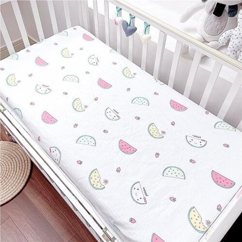 Baby bed cover newborn baby bedding baby bed cover cotton gauze ins bed sheet children mattress cover bedding For newborn baby
