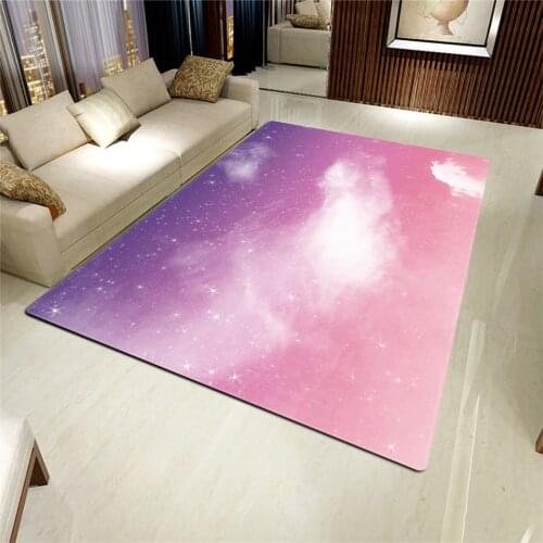 Multicolor Sky Cloud 3D Printed Rugs For Bedroom Pink Decoration Home Girl Room Rug Sponge Mat Floor Area Rug Bathroom Carpet