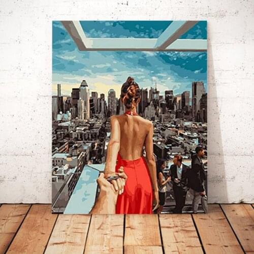 Romantic beauty follows the photography of my journey around the world. DIY paint by number art painting by numbers