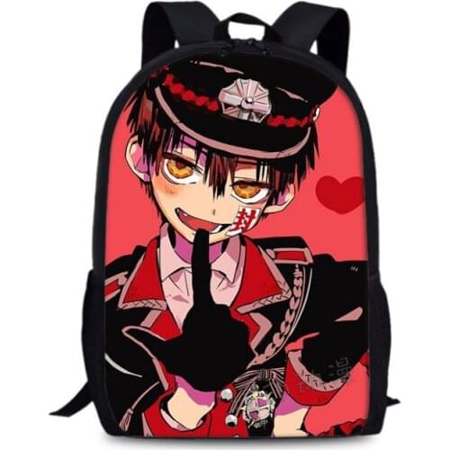 Toilet-bound Jibaku Shounen Hanako-kun Cosplay Backpack Nene Yashiro Schoolbags 3D Fashion Unisex Bag