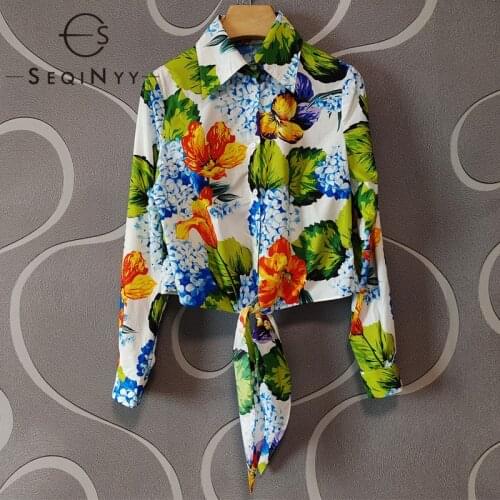 SEQINYY Women's Blue Shirts