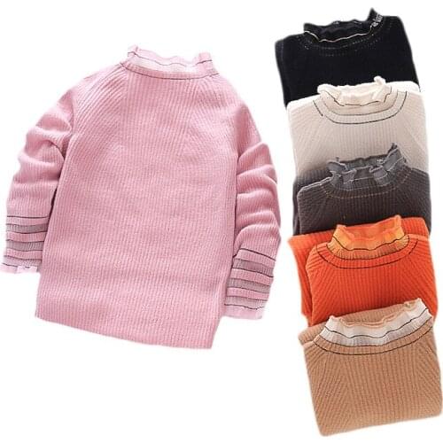 Baby Girl Winter Clothes Knitted Sweaters Fashion Childrens Clothing from 3 to 8 Years Old Autumn Kids Girls Pullover Sweater
