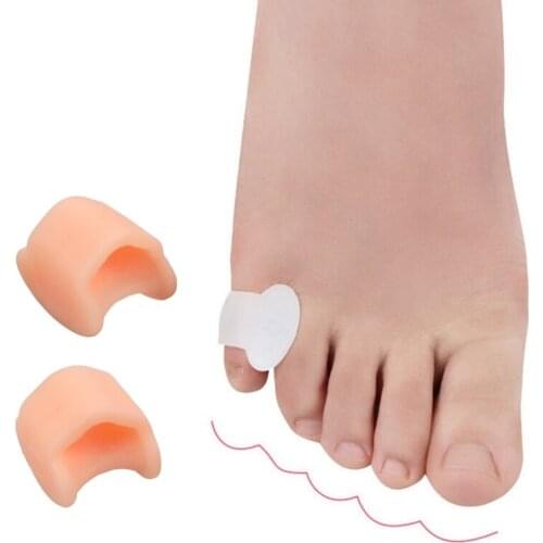 1Pair Toe Separators Toe Silicone Bunion Guard Foot Care Orthopedic Finger Toe Separator Correction Pad Foot Care Tool HOT