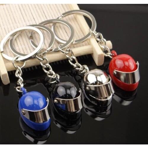 1pc X Creative Motorcycle Bicycle Helmet Key Chain Ring Keychain Keyring Key Gift