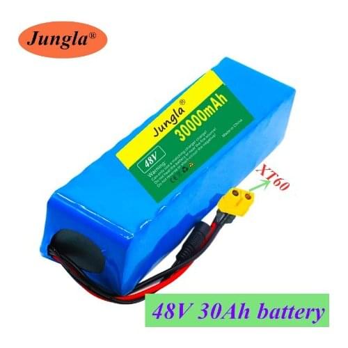 100% Original 48V 30Ah 1000watt 13S3P 18650 Battery Pack 54.6v E-bike Electric bicycle battery Scooter with 25A discharge BMS