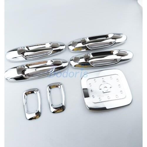 11 Pieces Chrome Package Handle Lamp Fuel Tank Cap Cover 1998-2007 For Toyota Land Cruiser 100 Lexus LX470 Accessories