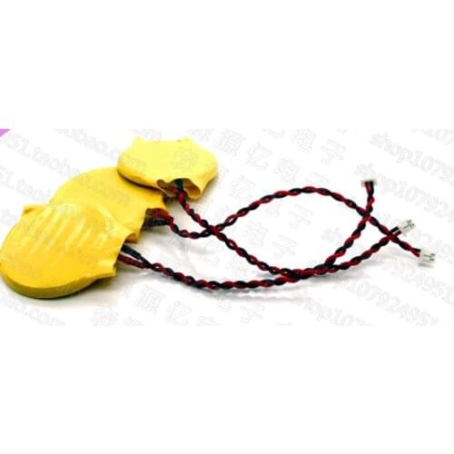 2PCS Japan original BR3032 battery 3V with wire plug industrial battery equipment motherboard button battery