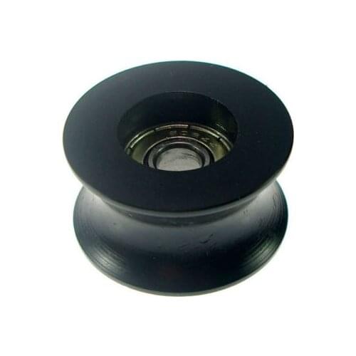 4Pcs 0840UU 8mm Groove Guide Pulley Sealed Rail Ball Bearing 8x40x20.7mm