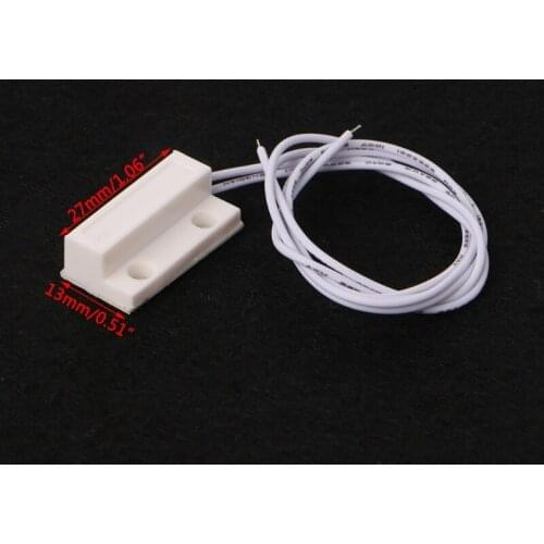 5 Sets MC-38 Wired Door Window Sensor Magnetic Switch Home Alarm System Detector N58A