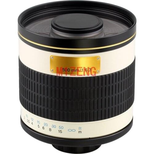 500mm f6.3 T Mount MIRROR TELEPHOTO LENS Black for canon ef ef-m nikon n1 pentax sony a e mount fuji Olympus camera