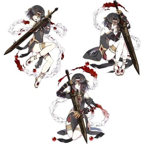 Three Ratels CA39 Honkai Impact 3rd Anime Sticker For Vehicle Fuel Tank Cover Car laptop Decor Sticker Kid Toy Decal