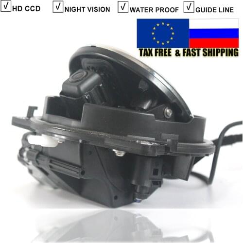 VW Logo Reverse Camera Car Flip Rotating Emblem Logo Camera For VW RNS510 RCD510 RNS315 FOR GOLF 6 PASSAT CC MAGOTAN BEETLE MK6