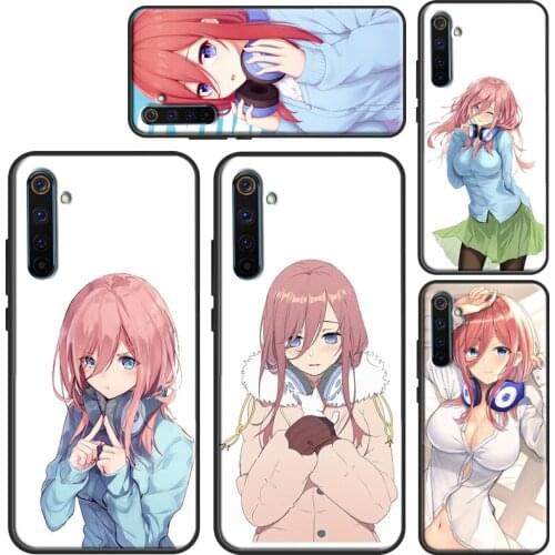 Miku Nakano Quintessential Quintuplets Case For OPPO Realme 8 Pro 6 7 Q3 Pro C3 C11 C15 C21 GT OnePlus 8 Pro 9 Pro 8T 9R Cover