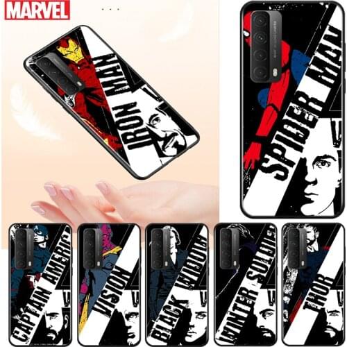 Avengers Marvel superhero For Huawei Y9S Y9A Y9 Y8P Y8S Y7P Y7A Y7 Y6S Y6 Y5P Y5 PRO Lite Prime 2020 2019 2018 Phone Case
